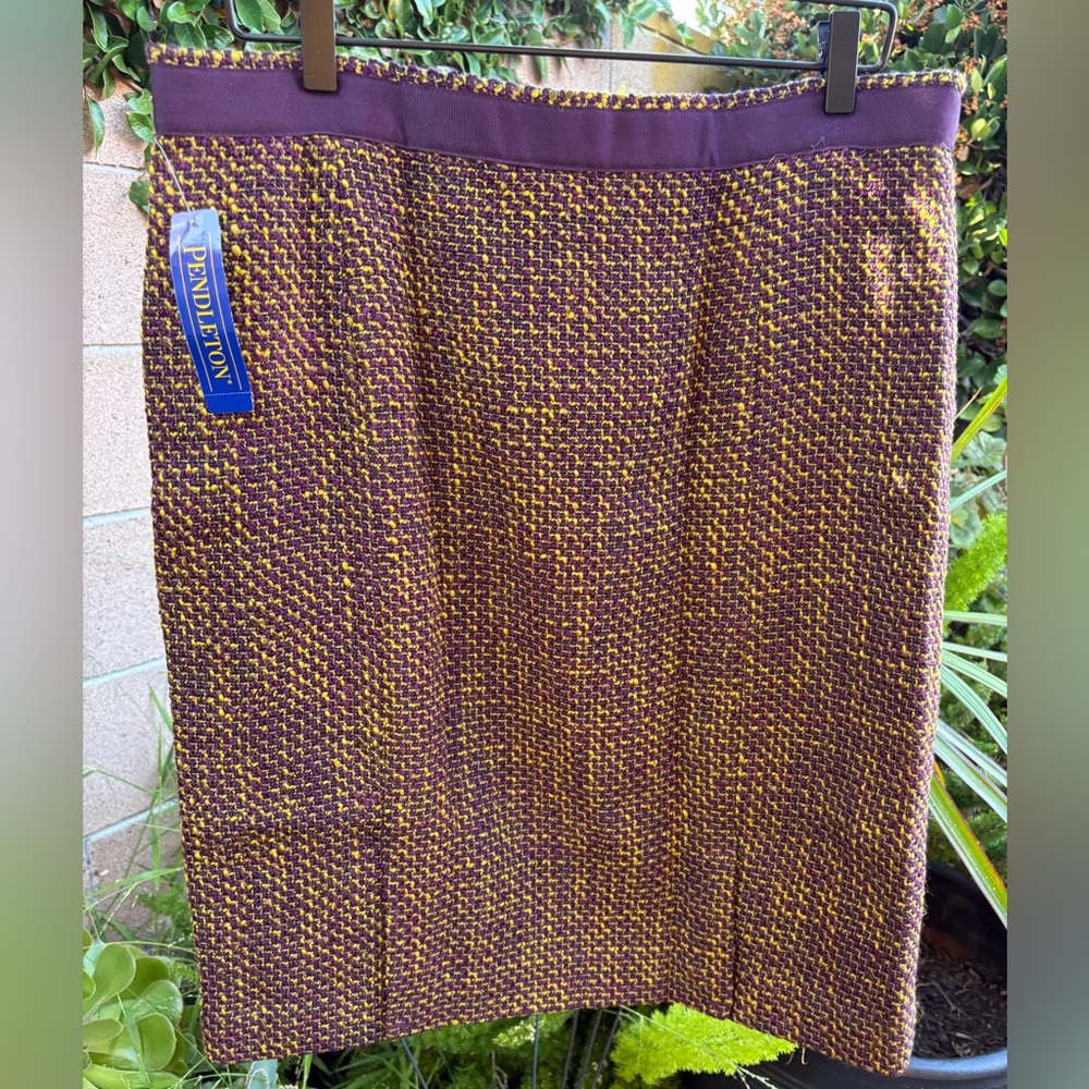 PENDLETON vintage 90’s Petrie wool blend skirt